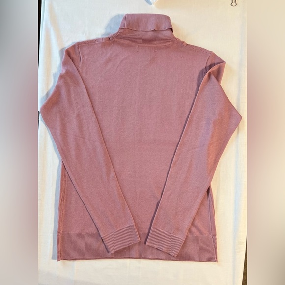 SELECT +TREND SWEATER DRESS Blush Turtleneck Size Medium - Picture 7 of 7